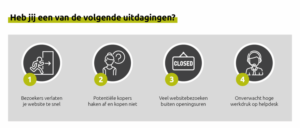 Redenen om een chatbot in te zetten Redenen om een chatbot in te zetten