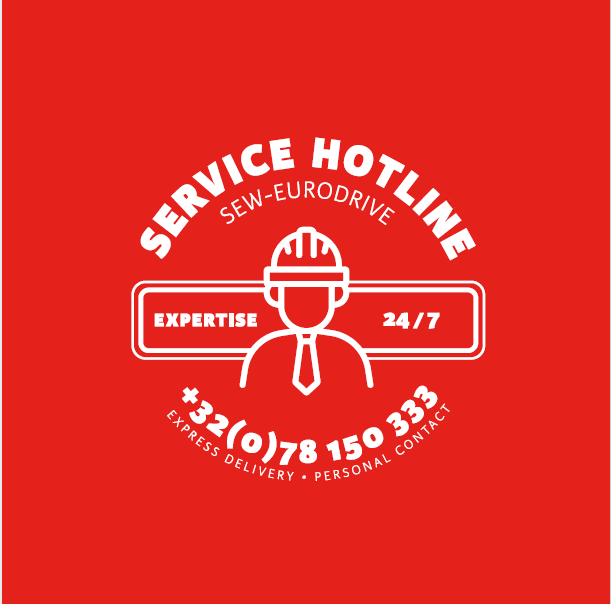 logo service hotline - SEW-EURODRIVE